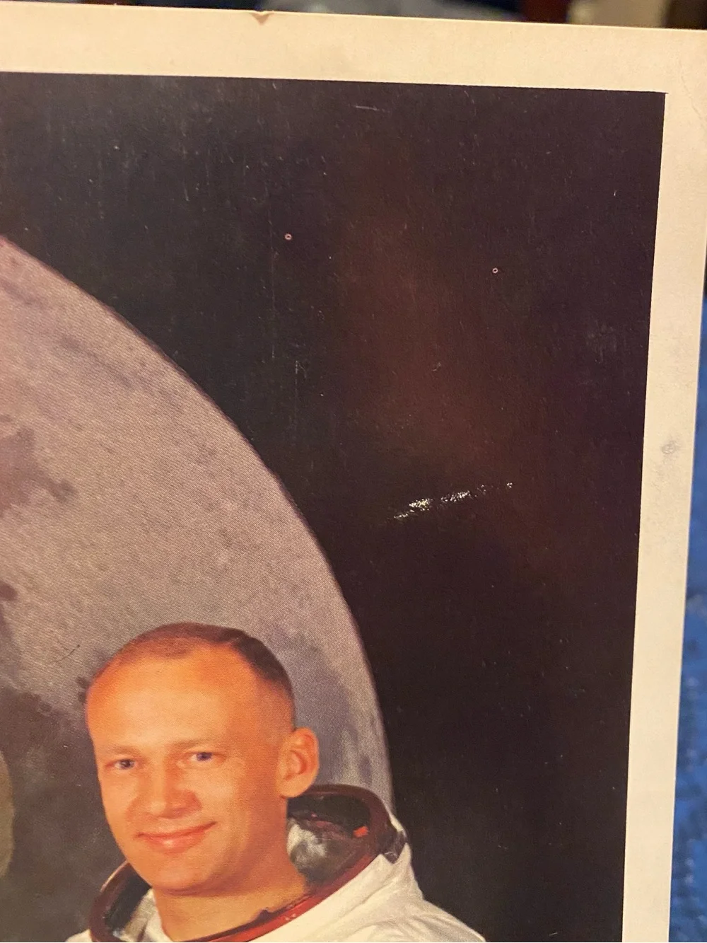 Vintage NASA Apollo 11 Crew Lithograph Print - White Space Suits